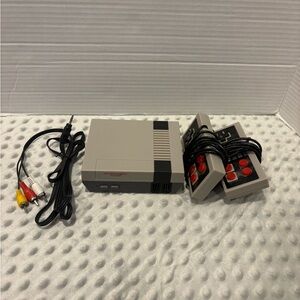 Classic Gaming Console with Controllers - Gray